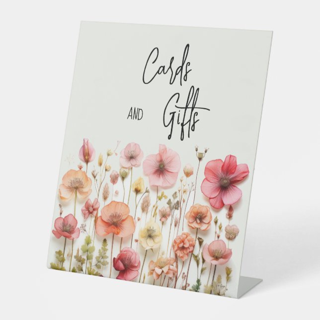 Wildflowers Garden Cards and gifts sign (Front)