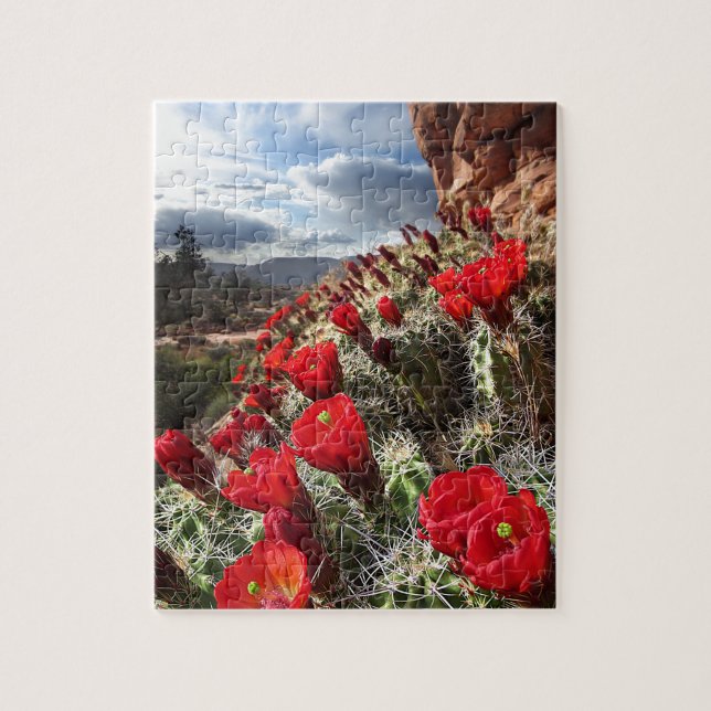 Wildflowers - Grand Canyon - Arizona Jigsaw Puzzle (Vertical)