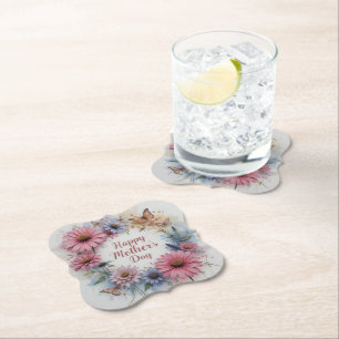 WildFlowers Happy Mother's Day Paper Coaster