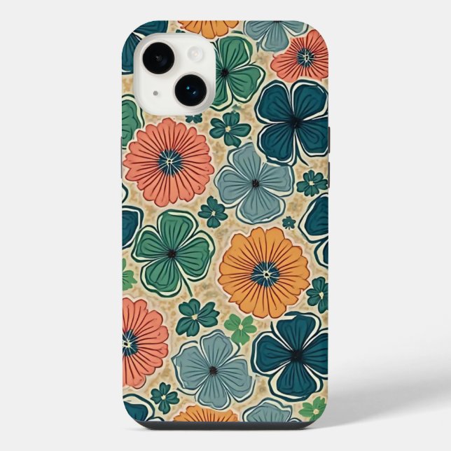 Wildflowers Harmonious Tones iPhone Case (Back)