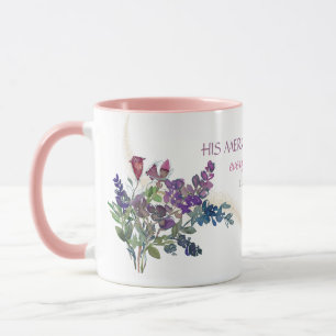 Wildflowers His Mercies Are New Christian Mug