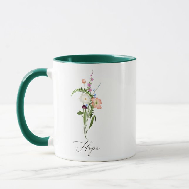 Wildflowers Hope  Mug (Left)