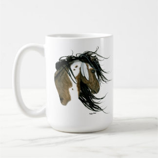 Wildflowers & Horses DreamCatching Art by Bihrle Coffee Mug