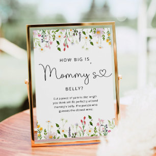 Wildflowers how big is mummy's belly game poster