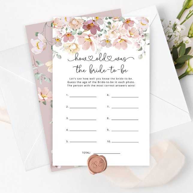 Wildflowers How old was the bride to be game (Creator Uploaded)