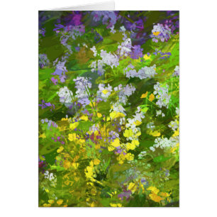 Wildflowers Impasto Painting - Original Flower Art