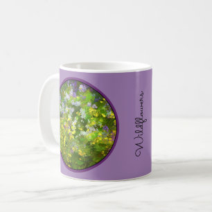 Wildflowers Impasto Painting - Original Flower Art Coffee Mug