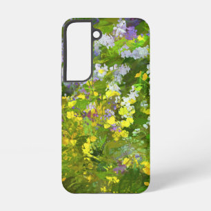 Wildflowers Impasto Painting - Original Flower Art Samsung Galaxy Case