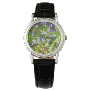 Wildflowers Impasto Painting - Original Flower Art Watch