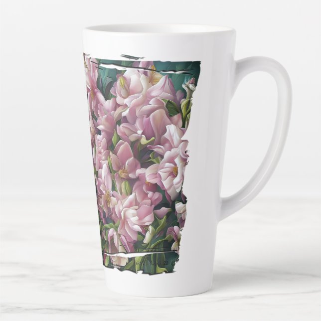 Wildflowers Impressions Latte Mug (Right)