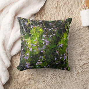 Wildflowers in a Field of Greens Cushion