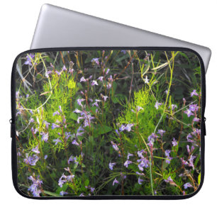 Wildflowers in a Field of Greens Laptop Sleeve