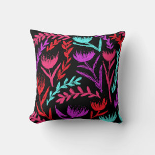 Wildflowers in Colours that POP!  Cushion
