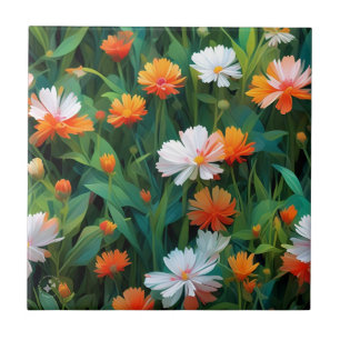 Wildflowers in The Field-20632 Ceramic Tile
