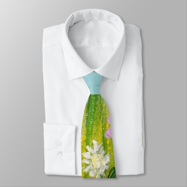 Wildflowers in the grass tie (Tied)