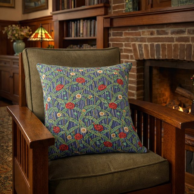 Wildflowers In Wheatfield Pattern Cushion (Creator Uploaded)