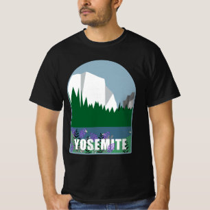 Wildflowers In Yosemite National Park Illustration T-Shirt