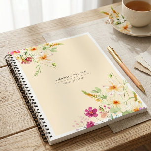 Wildflowers inspired Elegant Simple Trendy Notebook