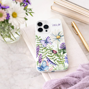 Wildflowers Ladybug and Butterfly Signature Case-Mate iPhone 14 Pro Max Case