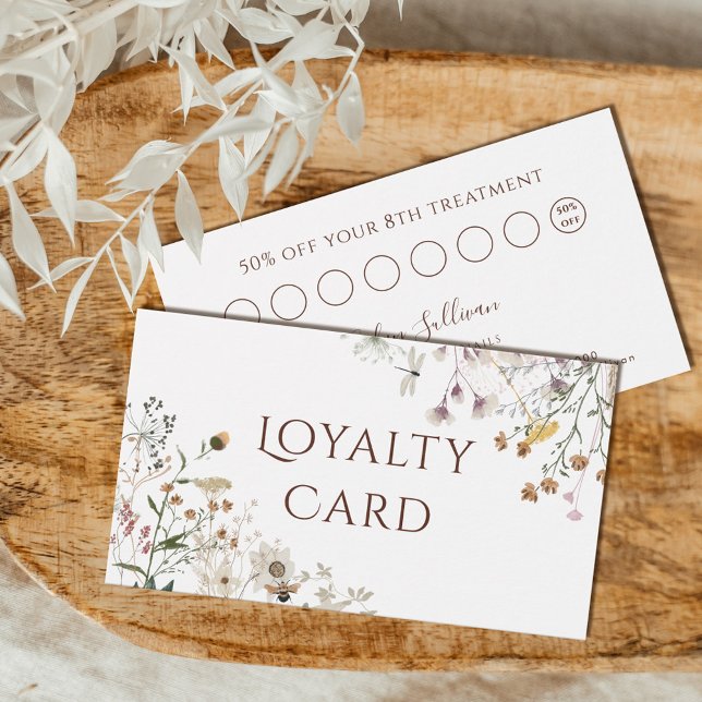 Wildflowers loyalty card (Creator Uploaded)