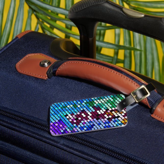 WILDFLOWERS LUGGAGE TAG (Front Insitu 3)