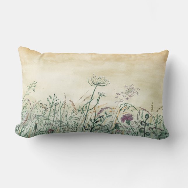 Wildflowers Lumbar Cushion (Front)