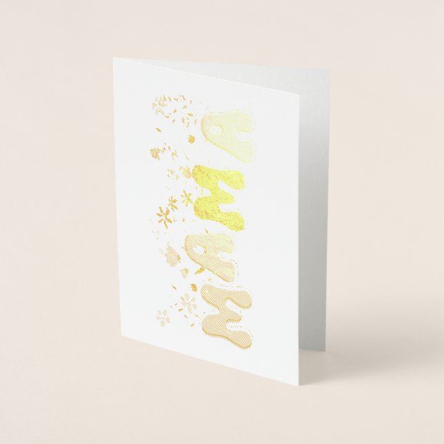 Wildflowers Mama Mother's day Foil Card (Front)