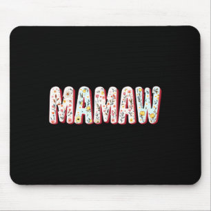 Wildflowers mamaw floral mother's day mamaw long mouse pad