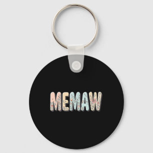 Wildflowers Memaw Floral Mothers Day Memaw Key Ring
