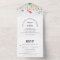 Wildflowers Menu Choice Rehearsal Dinner