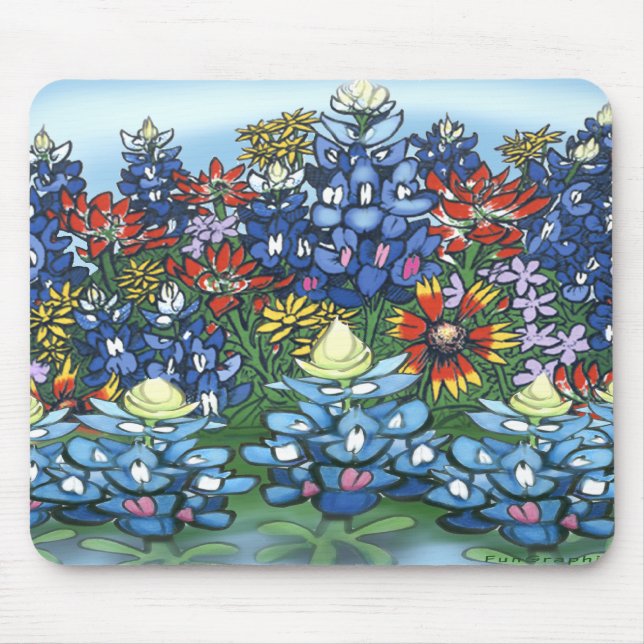 Wildflowers Mouse Pad (Front)
