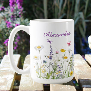 Wildflowers Name Mug