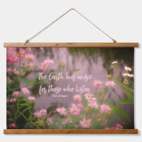Wildflowers Near Brook Earth Inspirational
