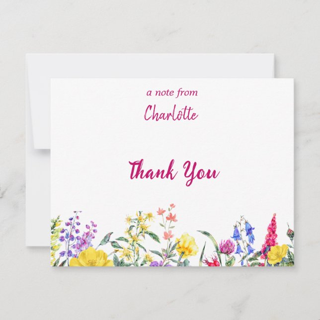 Wildflowers Note Cards (Front)