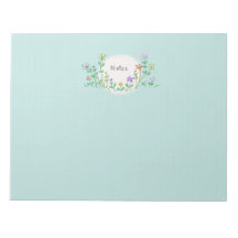 Wildflowers notepad