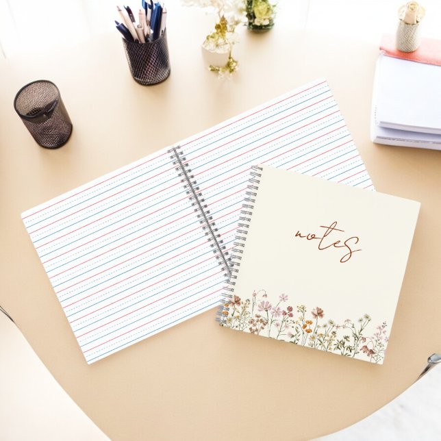 Wildflowers Notes Terracotta Bloom Garden Notebook (Creator Uploaded)