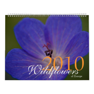 Wildflowers of Europe 2010 Calendar