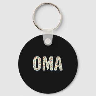 Wildflowers oma floral mother's day oma long sleev key ring