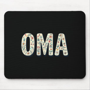 Wildflowers oma floral mother's day oma long sleev mouse pad
