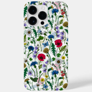 Wildflowers on off white Case-Mate iPhone 14 pro max case