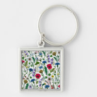 Wildflowers on off white