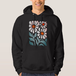 Wildflowers Oversized Floral Boho Gift flower Hoodie