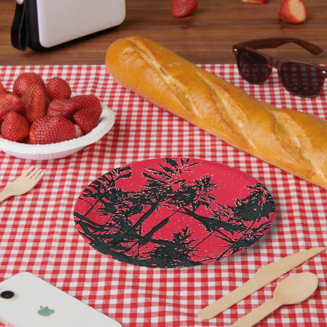 WILDFLOWERS PAPER PLATE (Picnic)