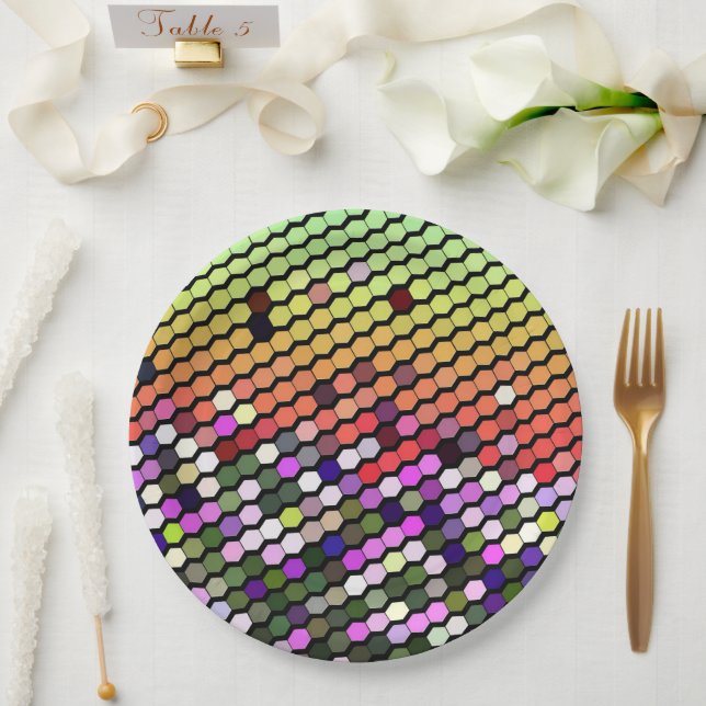 WILDFLOWERS PAPER PLATE (Wedding)