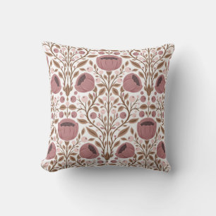 Wildflowers pattern cushion