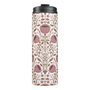 Wildflowers pattern thermal tumbler
