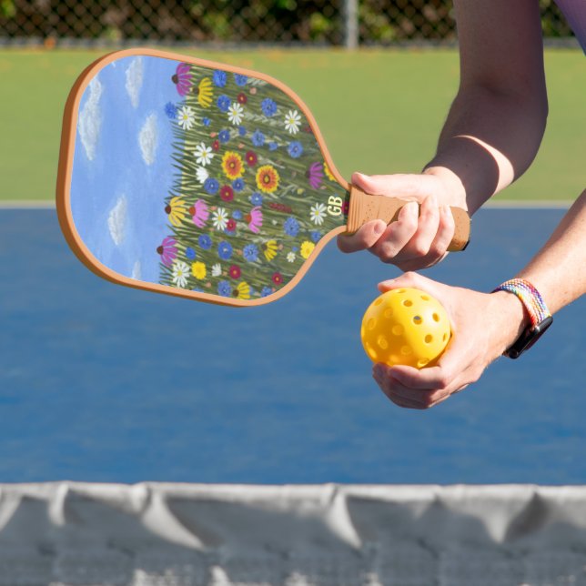 Wildflowers Personalised Pickleball Paddle (Insitu)