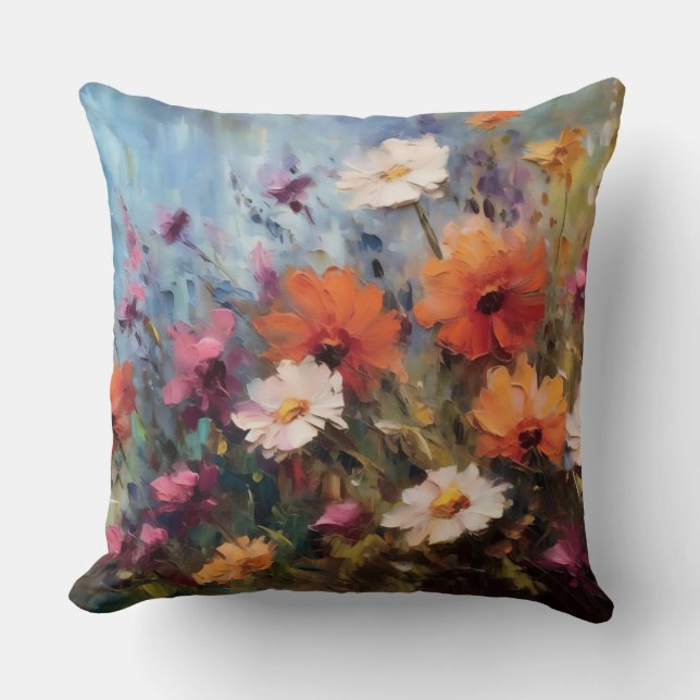 Wildflowers Pillow  (Front)