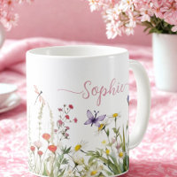 Wildflowers Pink Custom script  name