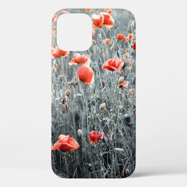 Wildflowers poppies Case-Mate iPhone case (Back)